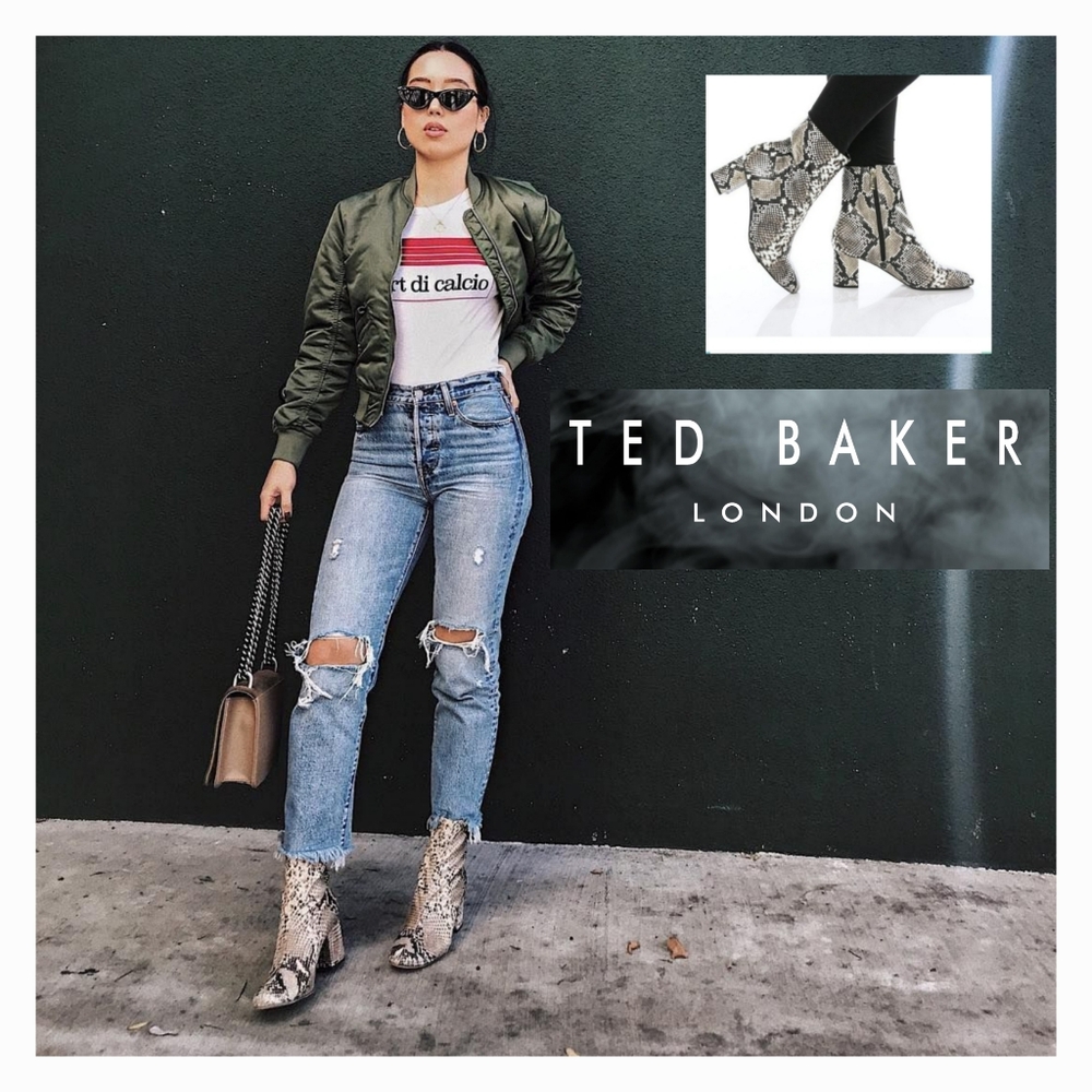 🎀 Ted Baker Snakeskin Booties OPEN TO OFFERS!!!*NIB* Gorgeous "Neomie"